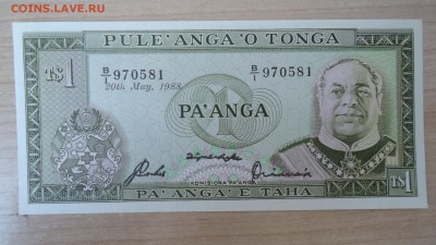 ТОНГА 1 ПААНГА 1988 UNC - DSC05708.JPG