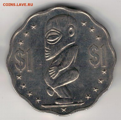 О-ва Кука доллар 2003 Божок до 13.05.2019 в 22.00мск (Е659) - 4-к1