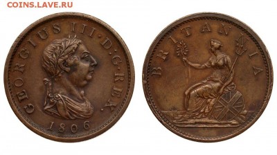 1 пенни 1806 - 1806 к