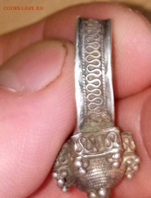 Серебряный перстень с короной - 1557281943031