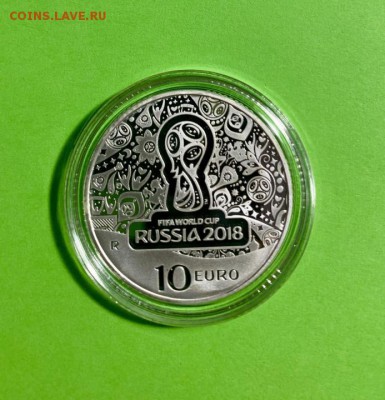 Италия 10 евро 2018 Футбол Чемпионат мира по футболу 2018 - 5c351d3ee7d7ce55950e2b32