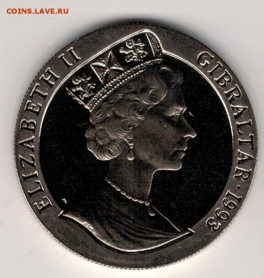 ГИБРАЛТАР 2,8 ЭКЮ 1993 КОСМОС ДО 14.05 В 22.00МСК (Г589) - 4-г93