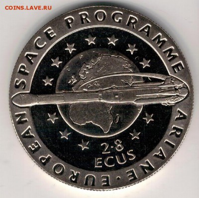 ГИБРАЛТАР 2,8 ЭКЮ 1993 КОСМОС ДО 14.05 В 22.00МСК (Г589) - 4-г93а