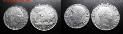 МОНЕТЫ МИРА 05-19 - Италия - набор 20 + 50 чентезимо (1940) №10-3