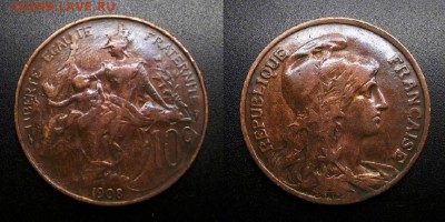 МОНЕТЫ МИРА 05-19 - Франция – 10 сантимов (1908) №1