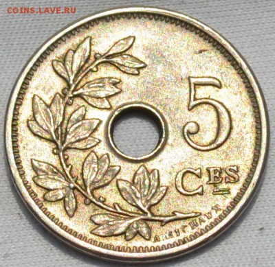 Бельгия 5 сантимов 1904. 11. 05. 2019.в 22 - 00. - DSC_0401