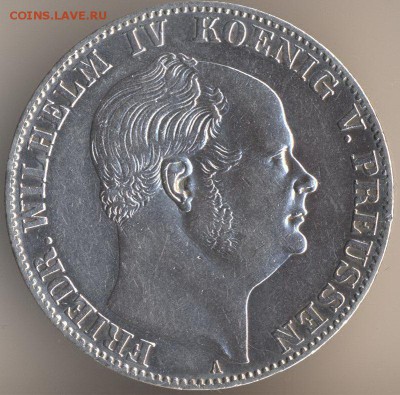 1 талер 1859 года Пруссия.на оценку - 20