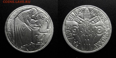МОНЕТЫ МИРА 05-19 - Ватикан – 1 лира (1975) «Святой год»