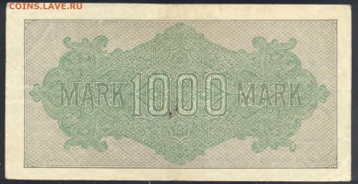 Германия 1000 марок 1922 г.   12.05. 19 г. 22 -00 МСК. - 1000 м. 1922