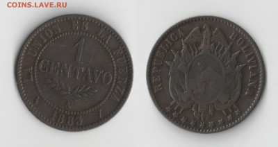 Боливия. - 1сент1883