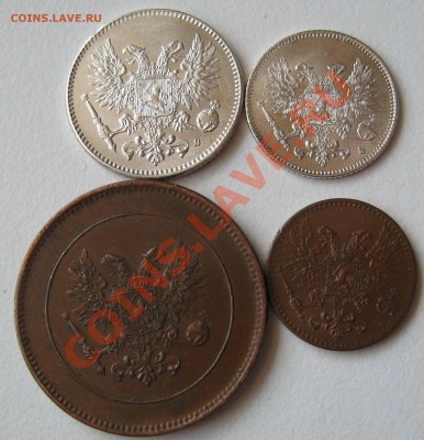 Финляндия 1,5,25,50 пенни 1917г. - IMG_4197.JPG