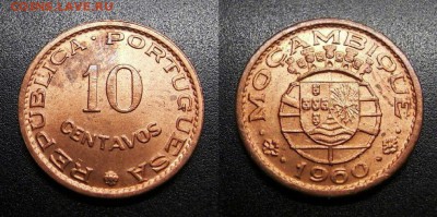 МОНЕТЫ МИРА 05-19 - Португ. Мозамбик – 10 сентаво (1960)