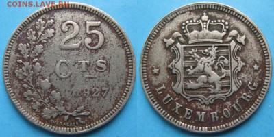 Люксембург 25 сентим 1927    до 15-05-19 в 22:00 - Люксембург 25 сентим 1927    5446