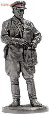 Политрук, пехота РККА. 1939-42 гг. СССР (олово) ФИКС - WW2-32