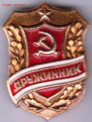 Знак ДРУЖИННИК до 18.05.19 г. в 23.00 - 020