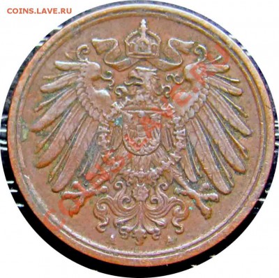 A79 Германия 1 пфенниг 1906A до 01.07 в 22°° - A79 1 1906A_2