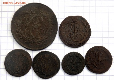 Солянка медных монет 6 шт. 14.05.2019 22-00 - P5120077.JPG
