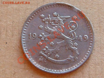 Финляндия 1 марка 1942 и 1949 раскол - DSC02905.JPG