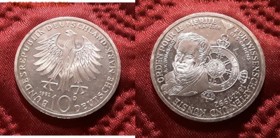 ФРГ. 10 марок 1992 г. Орден. До 15.05.19. - 20190510_200754