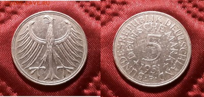 ФРГ. 5 марок 1951 г. До 15.05.19. - 20190510_201539