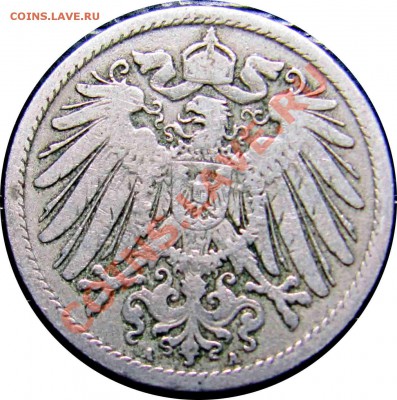 A83 Германия 10 пфеннигов 1893A до 02.07 в 22°° - A83 10 1893A_2
