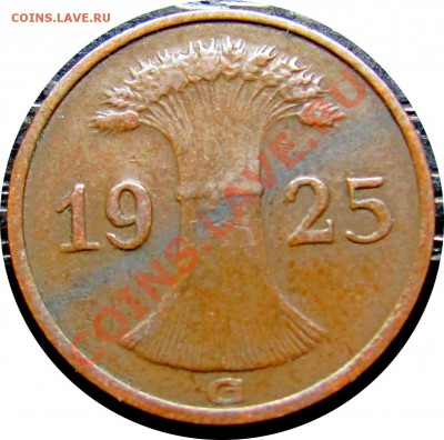 A86 Германия 1 пфенниг 1925G до 02.07 в 22°° - A86 1 1925G_2