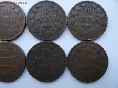 Лот из 8 монет 10 PENNIA А2 1865 года до 19.05 до 22.00 - DSC09585