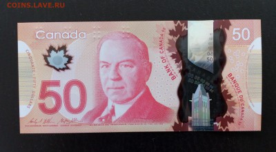 Канада 50 долларов 2012 unc пластик полимер до 18.05 22:10 - IMG_20190128_164830