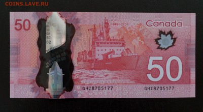 Канада 50 долларов 2012 unc пластик полимер до 18.05 22:10 - IMG_20190128_164804