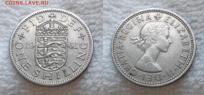 ВЕЛИКОБРИТАНИЯ 1 шиллинг 1961 KM 904 до 19 мая 22:00 - ВЕЛИКОБРИТАНИЯ 1 шиллинг 1961 KM 904 20190503_1242