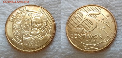 БРАЗИЛИЯ 25 сентаво 2011 до 19 мая 22:00 - БРАЗИЛИЯ 25 сентаво 2011 20190503_1236