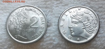 с 1 руб. БРАЗИЛИЯ 2 сентаво 1975 ФАО до 19 мая 22:00 - БРАЗИЛИЯ 2 сентаво 1975 ФАО 20190503_1239
