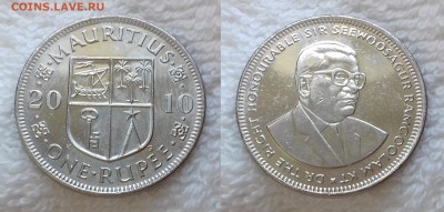 МАВРИКИЙ 1 рупия 2010 до 19 мая 22:00 - МАВРИКИЙ 1 рупия 2010 20190503_1315