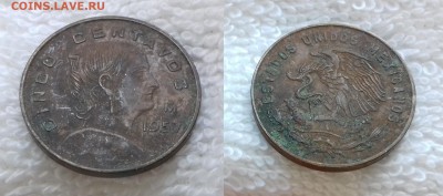 с 1 руб. МЕКСИКА 5 сентаво 1957 до 19 мая 22:00 - МЕКСИКА 5 сентаво 1957 20190503_1412