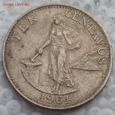 Филиппины 10 сентаво 1964 до 20.05.19 - 15