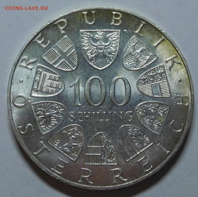 100 шиллингов Австрии 1975 Иоганн Штраус UNC до 22.05.19 - Штраусс (2).JPG