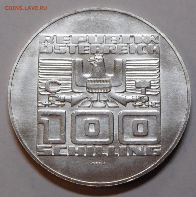 100 шил. Австрии 1978 1100 лет городу Филлах UNC до 22.05.19 - Филлах (2).JPG