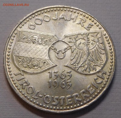 50 шил. Австрии 1963 600 лет Тиролю aUNC до 22.05.19  22:00 - 600 лет Тиролю (1).JPG