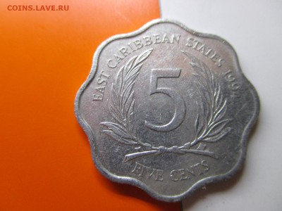 Вост. Карибы 5 центов 1992, Al, волна. до 23.05.19 22:00 - IMG_1887.JPG