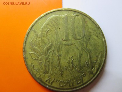 Эфиопия 10 сантимов 2012. Лев, антилопа. До 23.05.19 22:00 - IMG_1894.JPG