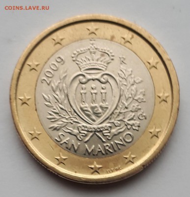 1 евро 2009 Сан Марино до 23.05.19 в 22.00мск - 20190319_173938-1033x1067