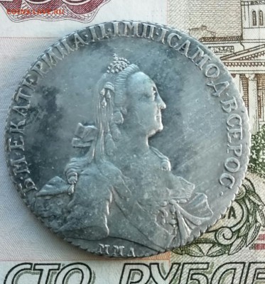 Рубли Екатерины 1765 СПб и1769 ммд на оценку - IMG_20190517_085611.JPG