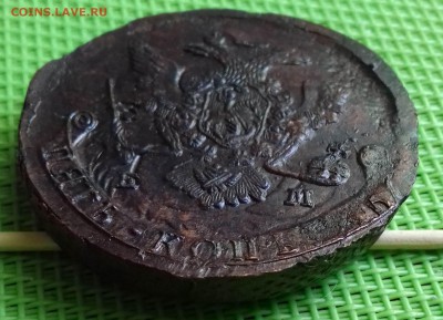 5 Копеек 1773 ЕМ Зеркальный брак. - 20190517_114300