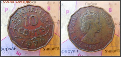 Сейшелы 10 центов, 1970 - 6