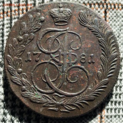 5 коп 1781 КМ хорошая на оценку - 64F03244-1270-4183-97C7-F71F5A3F91DB