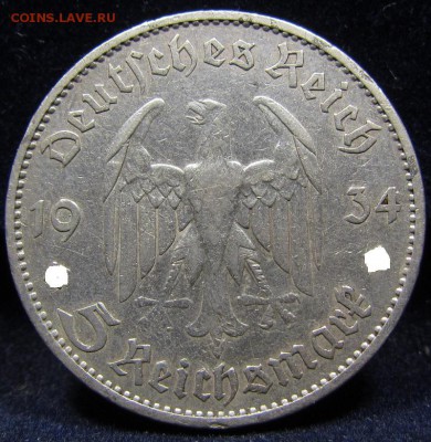 Германия 5 марок 1934г.А Кирха подп.с 200р.до 23.05 в 22:00м - IMG_7058.JPG