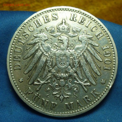 5 марок 1901 года Вюртенберг С 200 рублей До 20.05.19 в 22.0 - P1510244.JPG