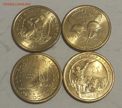 1 S Сакагавея 2000, 2009-2016 (9 шт.) по фиксу - Из