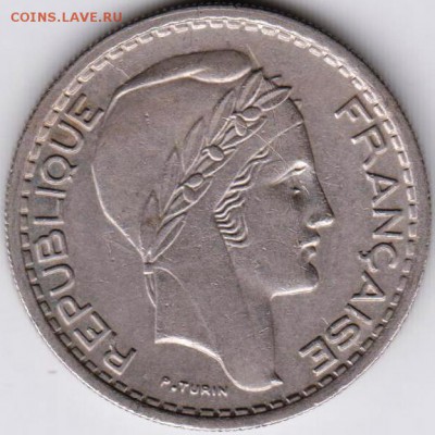 Франция 10 франков 1949 г. до 24.00 25.05.19 г. - 027