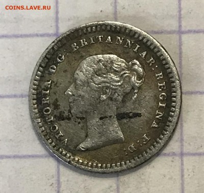 2 пенса, 1843 год. - 3740857D-3C7F-4D42-BD8F-89663AAC4DAE